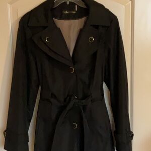 Calvin Klein Black Trench Coat